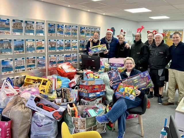 Ellis Hay collected a massive amount of donations from the people of Scarborough
