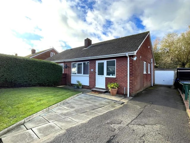 This two bedroom and one bathroom semi-detached bungalow is for sale with CPH Property Services with a guide price of £200,000