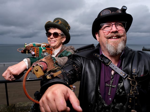 Tina and Adrian Brewer having a great day.
picture: Richard Ponter
