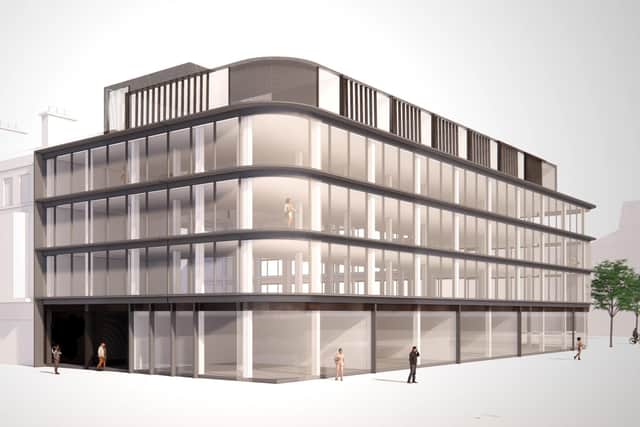 An artist's impression of the redeveloped Pavilion House, which would host new office space for public services.
