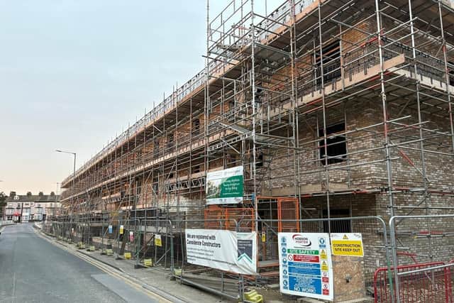 Once complete the development will offer 30 new affordable council homes on Springfield Avenue. Photo: Hobson and Porter