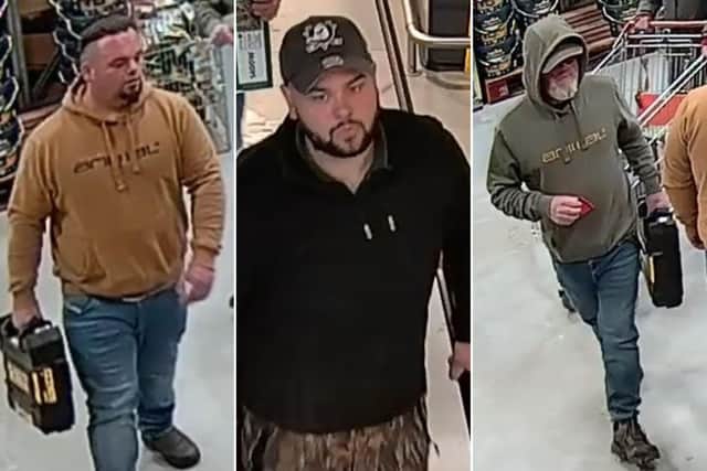 North Yorkshire Police have released these CCTV images after the incident in B&Q, located in Scarborough.