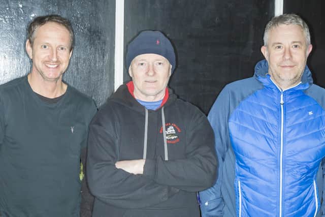 Davey Turnbull 2nd, Brian Harland 1st, and Dave Hambley 3rd in the WSAA League.