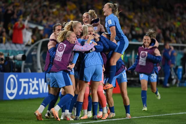 The England Lionesses have made it to the FIFA Women’s World Cup final!  (Photo by Justin Setterfield/Getty Images )