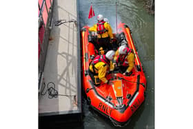 Stock image of Whitby Inshore Lifeboat. Image: Whitby RNLI