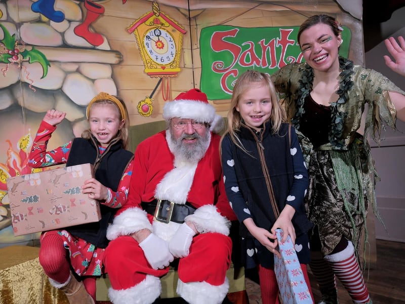 New for this year, Emerald the Elf took to the stage with an interactive Santa show, complete with a Santa’s Grotto in the Milton Rooms.