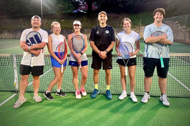 Scalby Tennis Club Mixed A welcomed Beverley ER B and ran out convincing 8-1 winner to remain top of Division 2.
