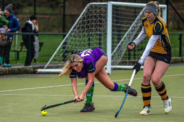 Brooke Heidt hits out for Danby 2s in their home win. Photo by Brian Murfield
