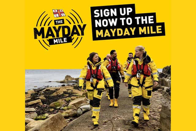Sign up to the MayDay Mile. Image: RNLI