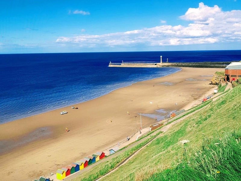 Serene blue skies at Whitby.