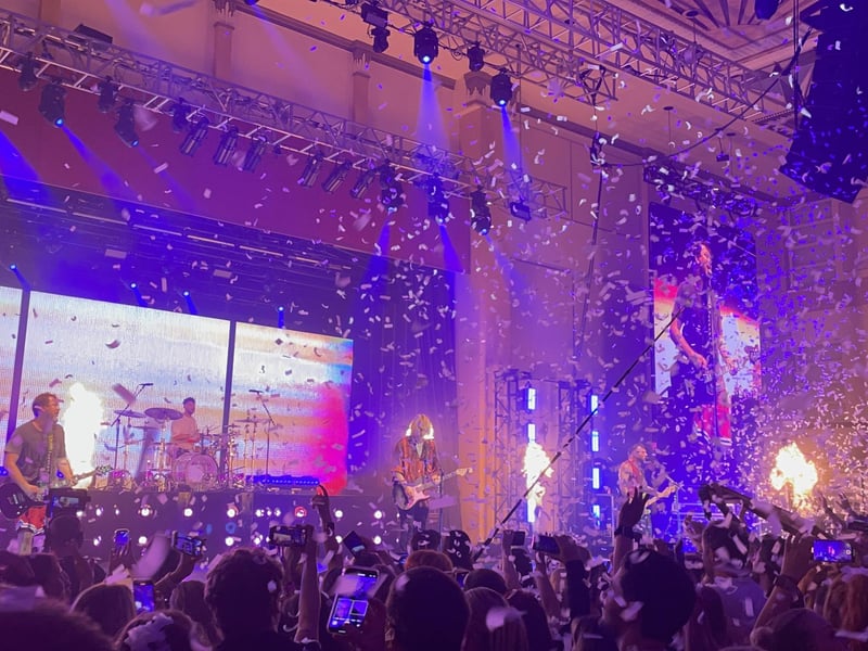 There was lots and lots of confetti!