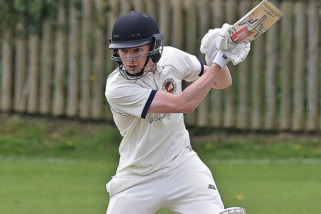 Forge Valley batsman Charlie Baldwin struck a crucial 77no to steer his side to victory against Mulgrave. Photo by Simon Dobson
