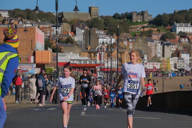 People watching offered encouragement to the runners