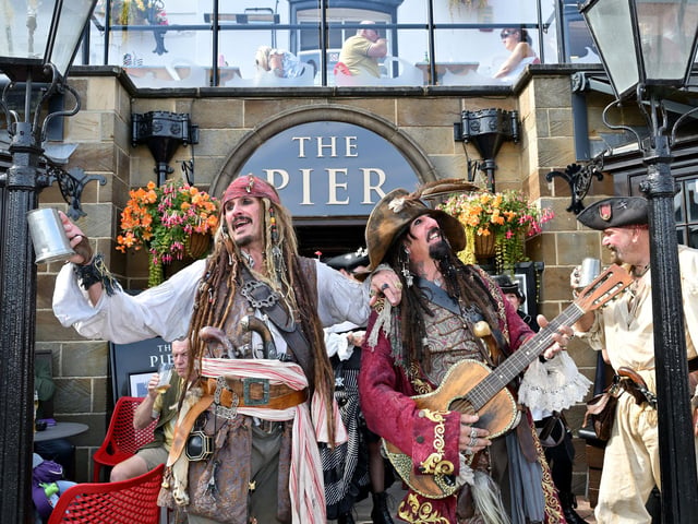 Pirates at The Pier Inn pub. photo: Richard Ponter