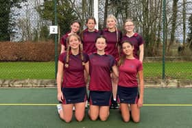 Scarborough College U14 girls' netball team.