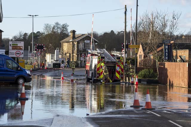 Flooding in Malton in 2021