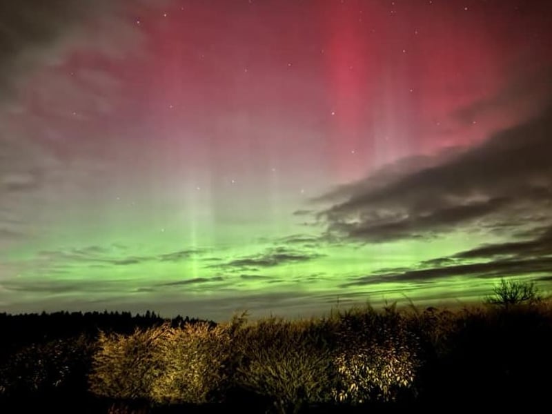 Nadine Owen captured this breathtaking image of the lights.