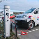 An electric vehicle charging point at Parkdean Resorts.