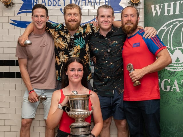 Men's seniors winners - Friendship. Photo: Natasha Hill