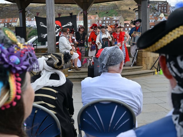 Performance at the bandstand. photo: Richard Ponter