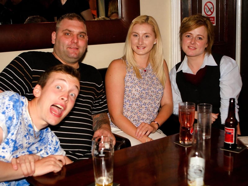 Stuart, Bean, Amy and Toni enjoying a team building night out in The Waterhouse