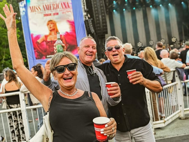 Fans enjoying the show. photo: Cuffe & Taylor
