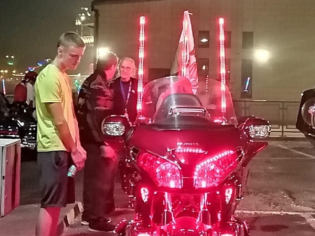 Scarborough's Honda Goldwing Light Display came to town over the weekend.