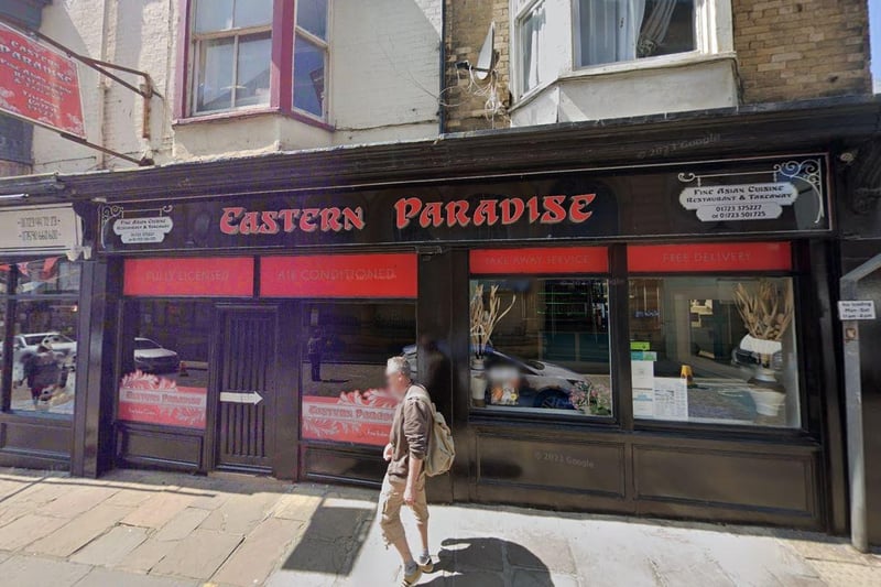 Eastern Paradise is located on St. Helens Square, Scarborough. One Tripadvisor review said: "Wow- The best Curry House in Scarborough! The food is amazing, superb friendly staff, can't wait to come back again."