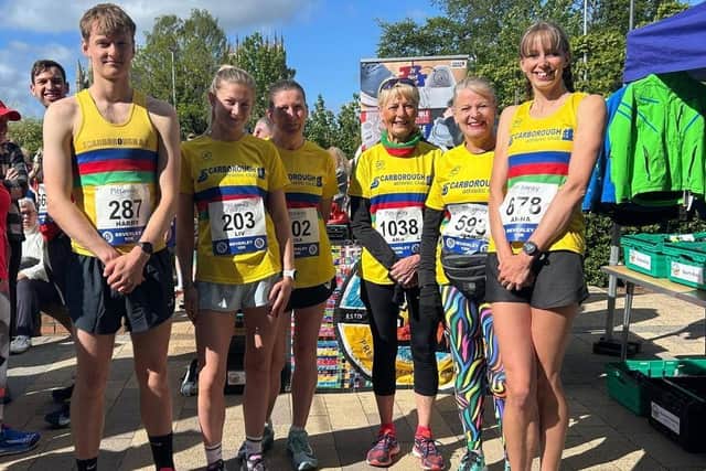 Scarborough AC runners at the Beverley 10K.