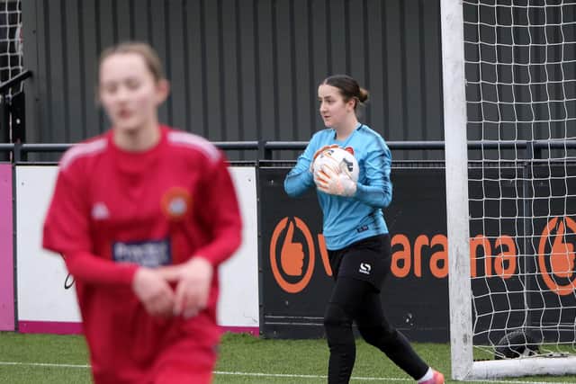 Brooke Mason made a crucial save for Scarborough Ladies U18s in the cup semi-final.