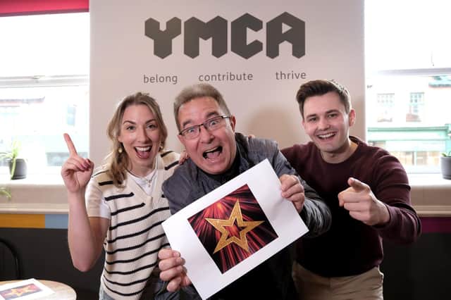 The return of Scarborough's Search for a Star organisers Devan Kellett, Richard Milburn and Tyler Smith (left to right). Photo: Richard Ponter
