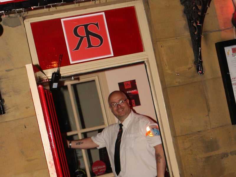 Dave on the door at Red Square