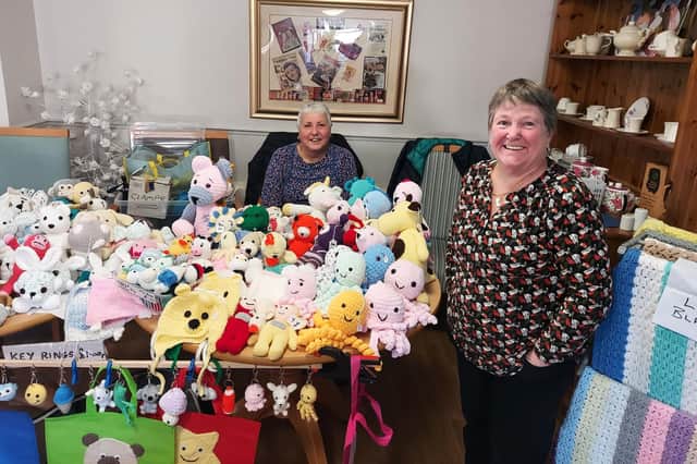 Mallard Court hosted a variety of stalls on the day, including bargain clothes, hand-made fascinators and cuddly toys.