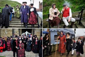 Flashback to 10 years ago: some images from Whitby Goth Weekend, April 2014.