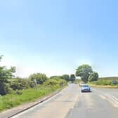 The Grindale Lane junction on the A165 near Bridlington - Image: Google Maps