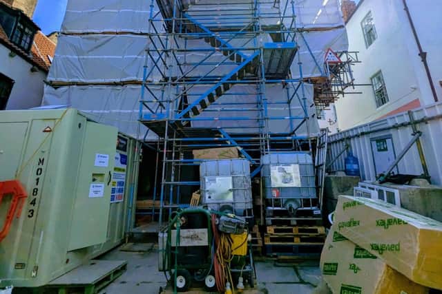 The £1.3 million project to restore Whitby Old Town Hall and bring it back into public use is reaching its final stages.