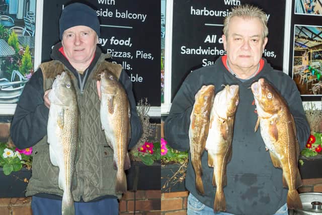 Brian Harland, left, and Dave Perrett were the Wednesday and Sunday winners respectively in the WSAA League. Photos by Peter Horbury