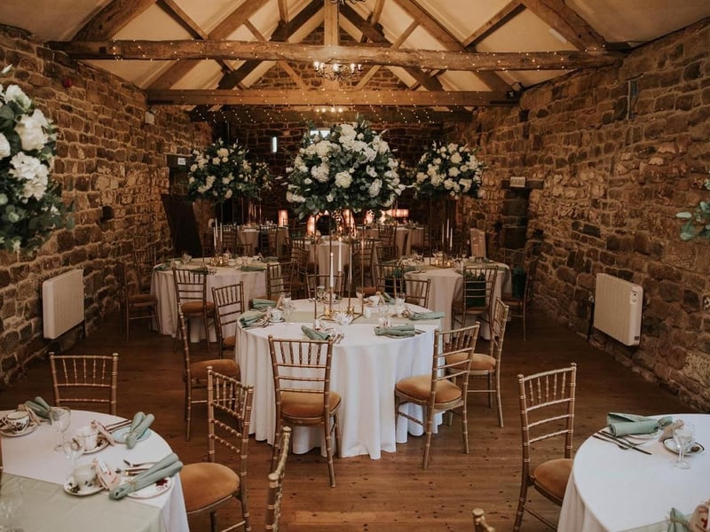 Beautiful dining area inside Danby Castle.
picture: Angela Waites