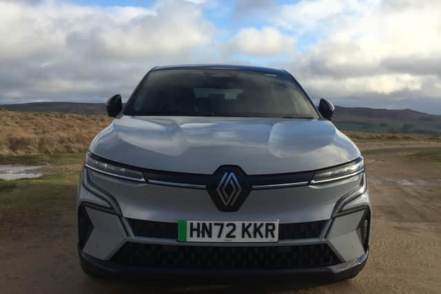 The Megane is a five-seater hatchback with some mild SUV styling accents