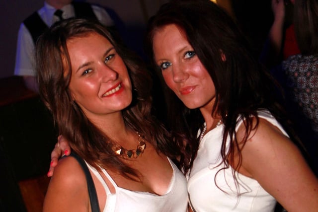 Ashleigh and Rosie celebrating Ashleigh's 21st birthday in the Barbican.