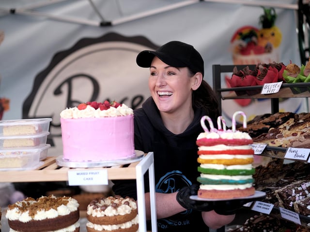 Some cakes to tantalise the taste buds.