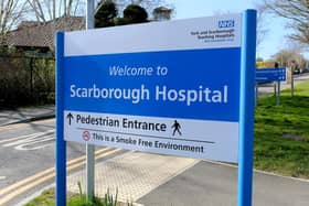 Scarborough Hospital. pic Richard Ponter