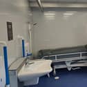 New changing area facility at Dalby Forest.