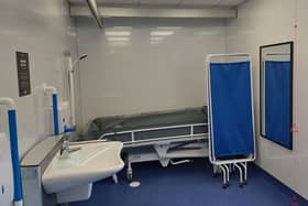 New changing area facility at Dalby Forest.