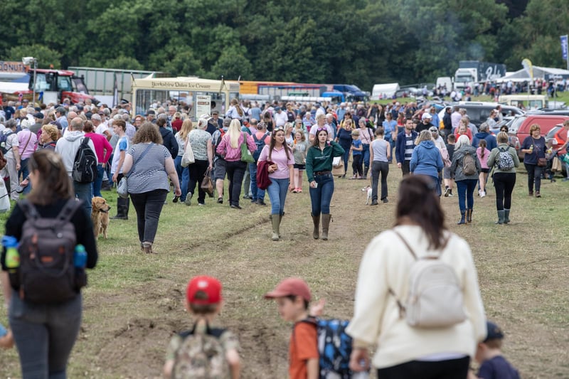 Healthy crowd of visitors at Ryedale Show