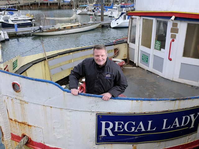 The Regal Lady is permantly moored in Scarborough Harbous and guests can go on aboard and enjoy a drink.
