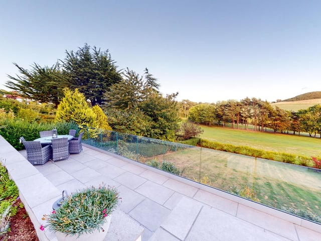 The rear patio areas are prime spots for sitting in the sun, or enjoying the company of friends and family.