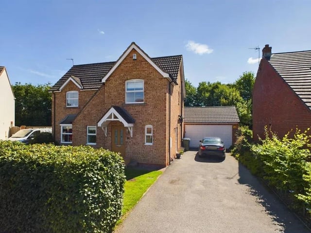 This four bedroom and two bathroom detached house is for sale with Hunters with a guide price of £380,000.