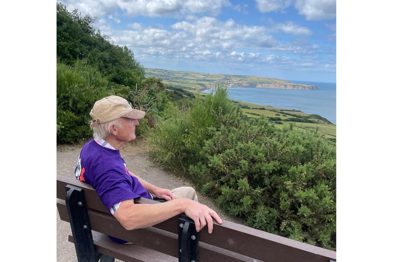 John takes in the view