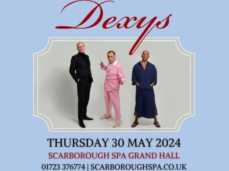 Dexys are set to perform at Scarborough Spa on May 30. Get ready to be blown away as they'll perform from their 2023 album 'The Feminine Divine' as well as a selection of timeless classics and beloved hits, including favourites ‘Come on Eileen', 'Jackie Wilson Said', 'The Celtic Soul Brothers' and 'Geno'. With over a billion worldwide streams, three top 10 albums in the UK, two number 1 singles, a Brit Award and a multi-platinum selling album with their sophomore release Too-Rye-Ay (as Dexys Midnight Runners), Dexys are as vital and exciting today as ever.